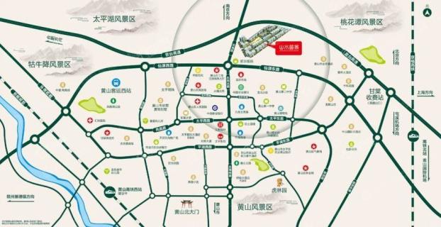山水丽景位置图
